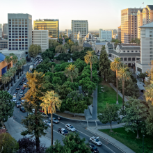 Plaza de Cesar Chavez in San José