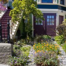 Facade of San Francisco home.
