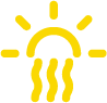 icon of sun and water